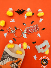 Load image into Gallery viewer, Halloween Words Keychain