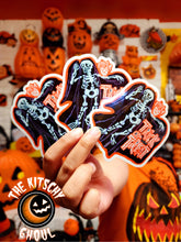 Load image into Gallery viewer, "Trick or Treat Ghoul" April Vinyl Sticker