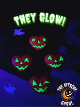 Load image into Gallery viewer, Pumpkin Heart Necklace (Orange+Glow)-- Different Wear Styles.