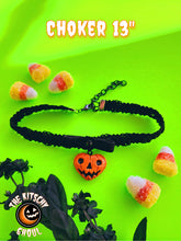 Load image into Gallery viewer, Pumpkin Heart Necklace (Classic Orange)-- Different Wear Styles.