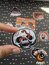 Load image into Gallery viewer, Vintage Inspired Halloween Novelty Stickers 6pc. Pack