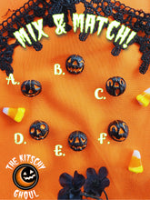 Load image into Gallery viewer, Spooky Pumpkins Mini Pins: Reverse color