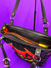 Load image into Gallery viewer, "Bat Mask Jack" Handcrafted Pumpkin Tote Bag Purse
