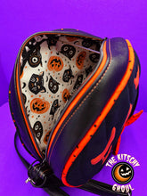 Load image into Gallery viewer, "Jack &amp; Gil" Handcrafted Double Sided Pumpkin Purse
