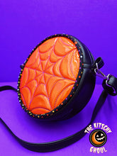 Load image into Gallery viewer, "Jolly Jack" Handmade Holographic Pumpkin Purse

