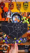 Load image into Gallery viewer, Patchwork Pin Web Event Pouch #1
