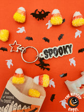 Load image into Gallery viewer, Halloween Words Keychain
