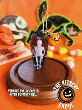 Load image into Gallery viewer, Trick or Treat Mystery Fabric Key fob w/ Spooky Charms
