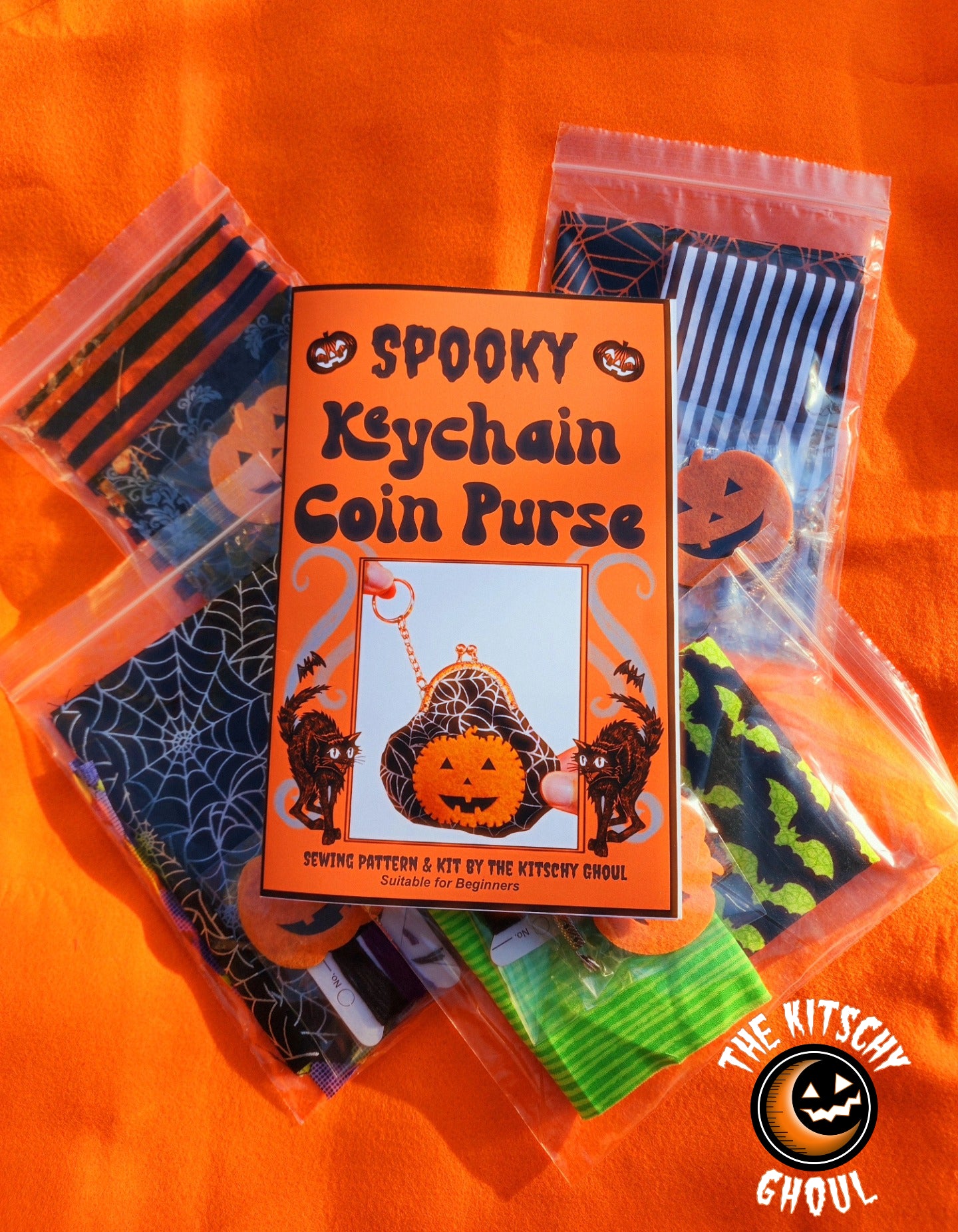 Spooky Key chain Coin Purse: DIY Kit