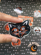 Load image into Gallery viewer, Vintage Inspired Halloween Novelty Stickers 6pc. Pack
