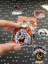 Load image into Gallery viewer, Vintage Inspired Halloween Novelty Stickers 6pc. Pack
