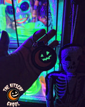 Load image into Gallery viewer, Harvest Eclipse: Glow In The Dark TKG logo Keychain
